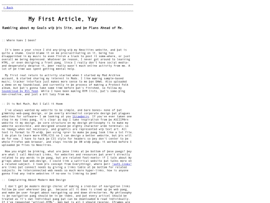articels/my-first-article-yay screenshot