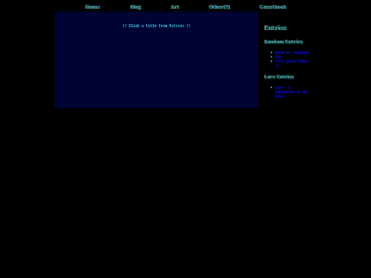 blog screenshot