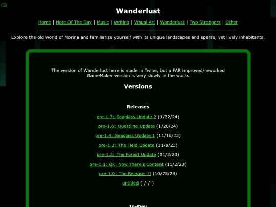 Wanderlust/Twine/WanderlustHome screenshot
