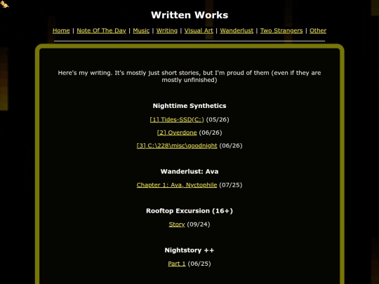 Writing/Writing screenshot