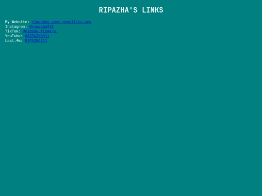 links screenshot