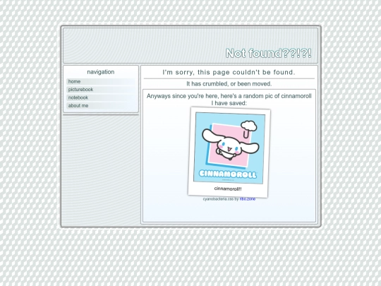 not_found screenshot