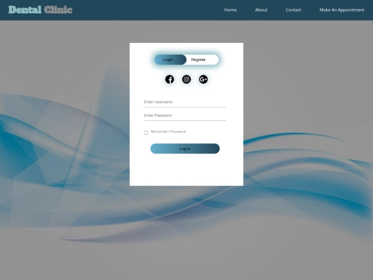 Dentrix_LoginReg screenshot