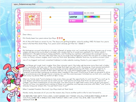 2yearsofuyumuyu screenshot