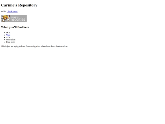 index screenshot