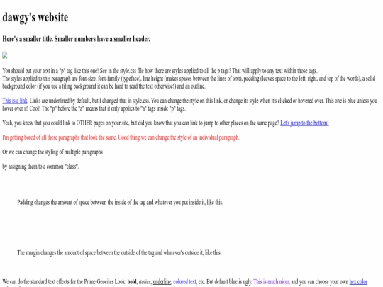 index screenshot