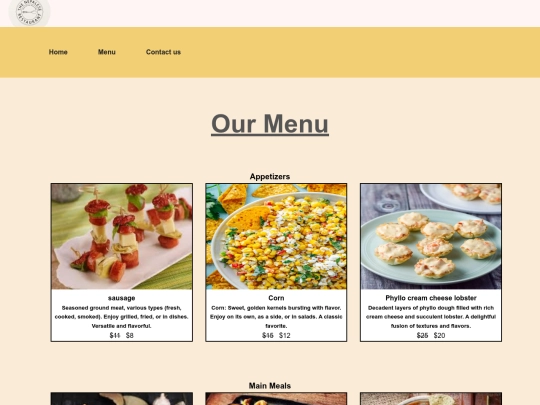 Dikshya sapkota/menu screenshot