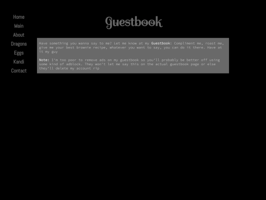 rooms/alex/guestbook screenshot
