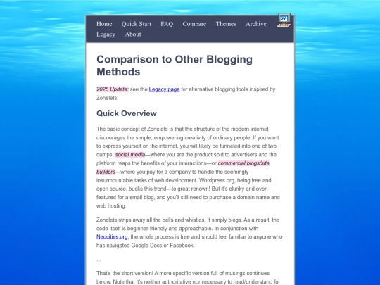 posts/2020-11-08-Comparison-to-Other-Blogging-Methods screenshot
