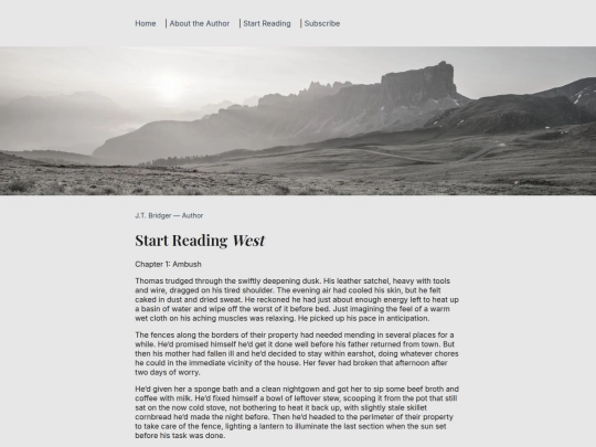 start-reading screenshot