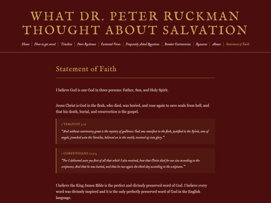 statementoffaith screenshot