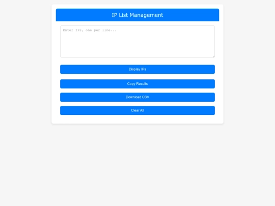 ipclass screenshot