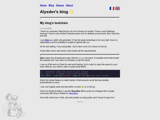 blog/website-toolchain screenshot