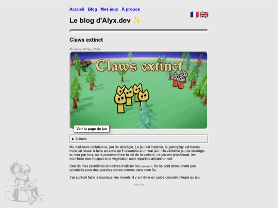 fr/games/claws-extinct screenshot