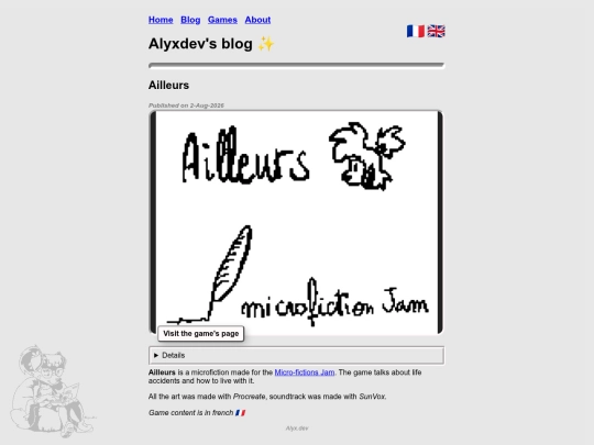 games/ailleurs screenshot