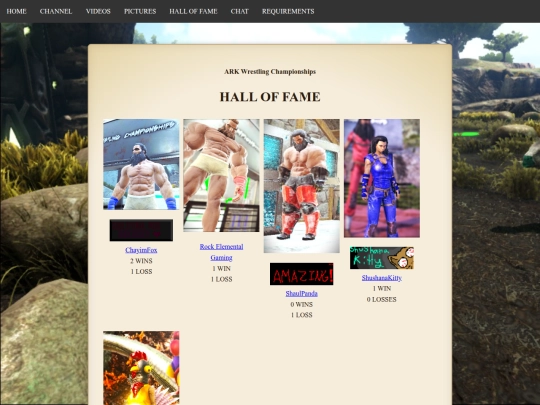 halloffame screenshot