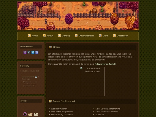 about/stream screenshot