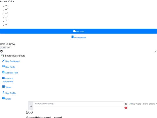 errors screenshot