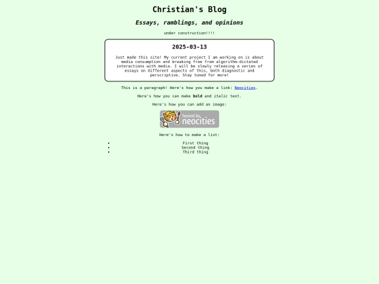 index screenshot