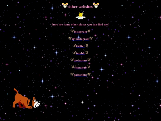 links screenshot