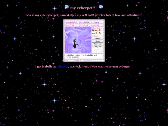 pet screenshot