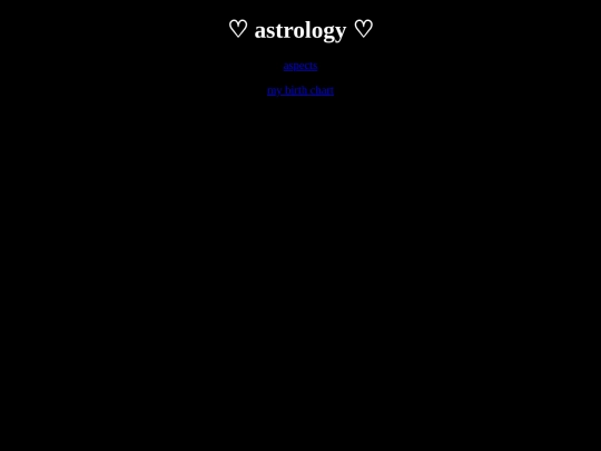 astrology screenshot