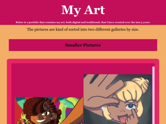 art_showcase screenshot