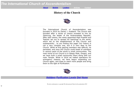history screenshot