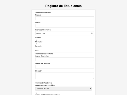form screenshot