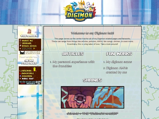 chimera/digimon/hub screenshot