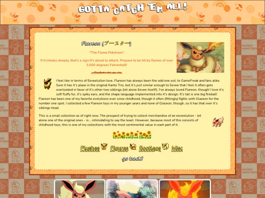 chimera/pokemon/flareon screenshot