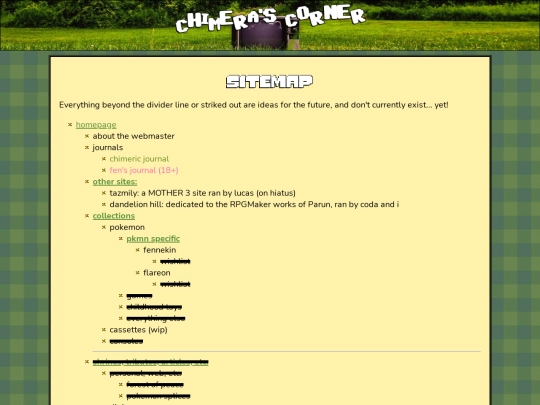 chimera/sitemap screenshot