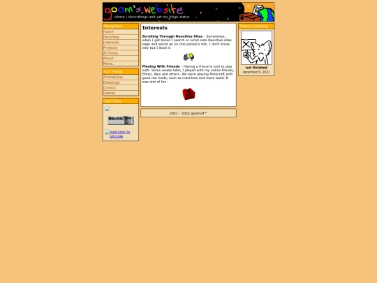 interests screenshot