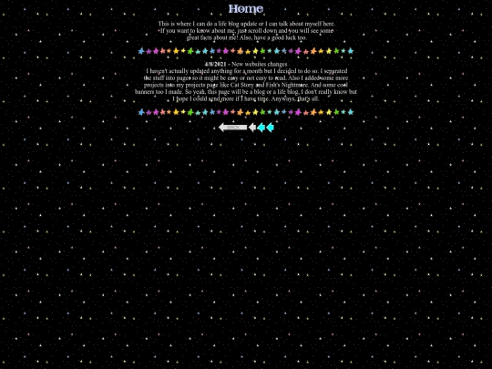 oldsite/blog screenshot