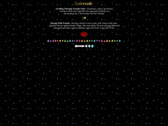 oldsite/interests screenshot