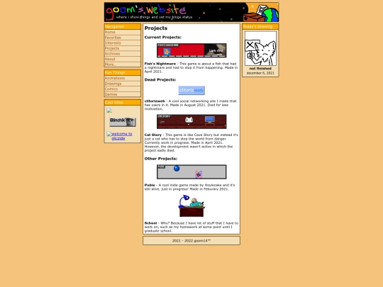 projects screenshot