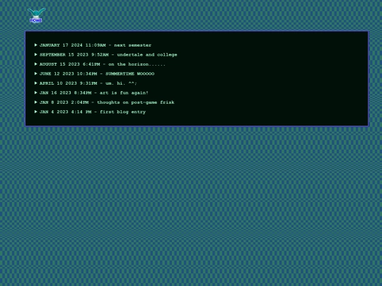 blog screenshot
