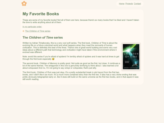 pages/books screenshot