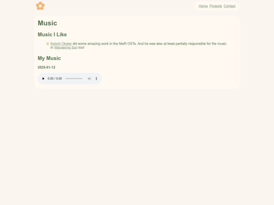 pages/music screenshot
