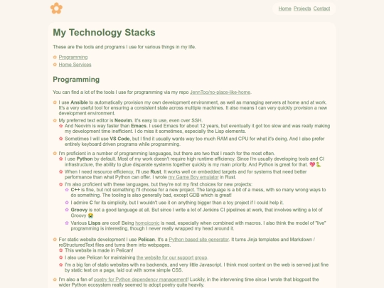 pages/tech screenshot