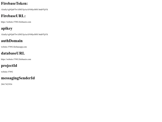 firebase screenshot