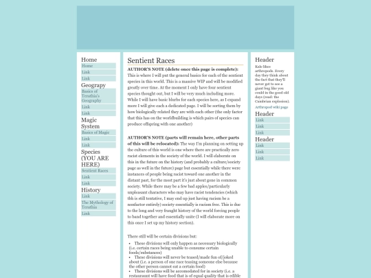 Species Info/SentientRaces screenshot