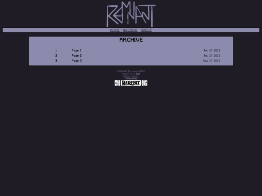 archive screenshot
