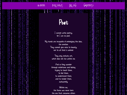 poetry/poems/poet screenshot