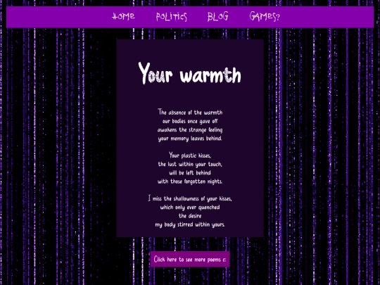 poetry/poems/your-warmth screenshot