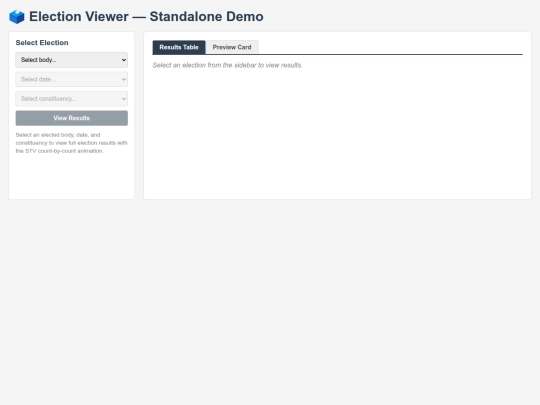 election-viewer-package/demo screenshot
