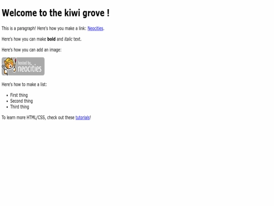 index screenshot