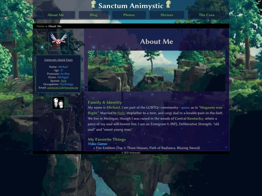 aboutme screenshot