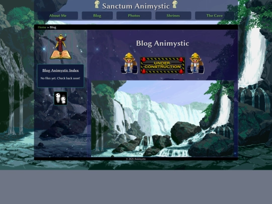 blog screenshot