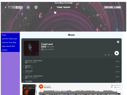Music screenshot